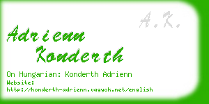 adrienn konderth business card